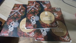 Libros de Geografía e Historia 3°ESO(3 trimestres)