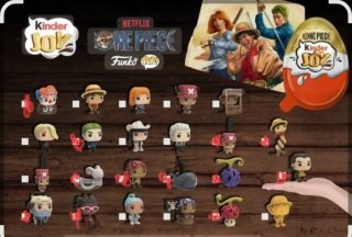 Figuras Kinder Joy One Piece Funko Pop