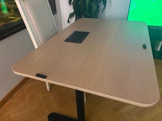 Escritorio estudio madera patas elevable
