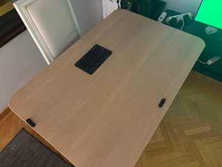 Escritorio estudio madera patas elevable
