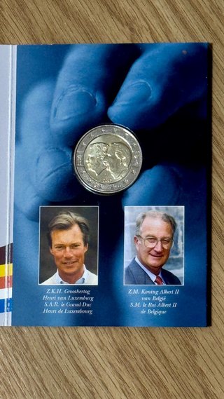 Moneda 2 euros Bélgica 2005
