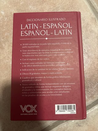Diccionario ilustrado latín-español/ español-latín
