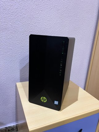 Ordenador de sobremesa HP Pavilion, Negro
