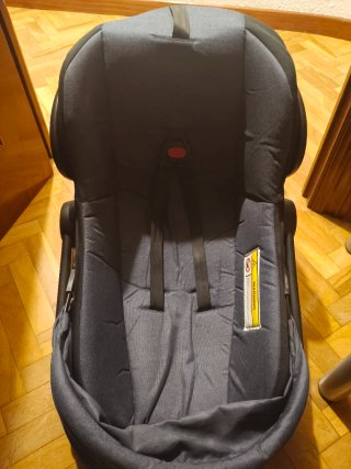 Tobogán infantil azul y naranja
