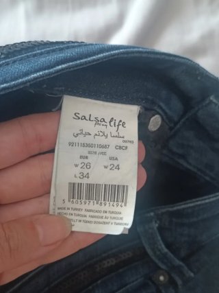 Pantalones vaqueros mujer con pedrería