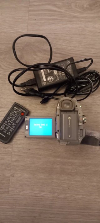 Videocámara Sony Handycam Plata