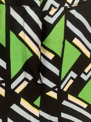 Pantalón Zara Estampado Geométrico