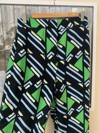 Pantalón Zara Estampado Geométrico