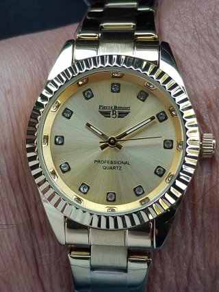 Orologio Donna Pierre Bonnet Oro Acciaio Quarzo