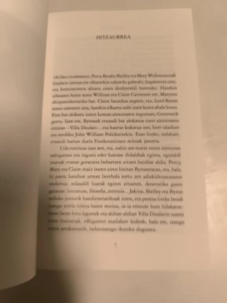 Frankenstein edo Prometeo modernoa