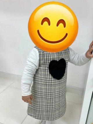 Vestito scozzese bimba 12-18 mesi