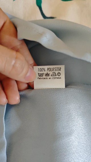 Blusa Elegante Azul Celeste Bordada