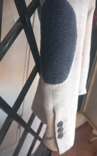 Giacca Zara Beige/Blu Taglia S