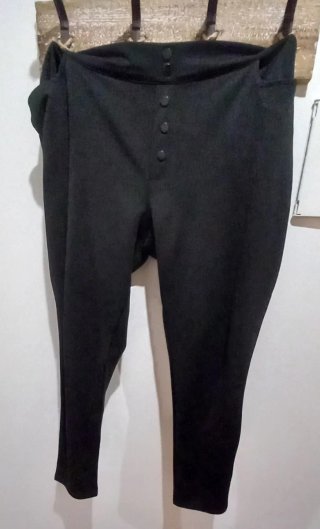 Pantalón Carisal Negro Botones