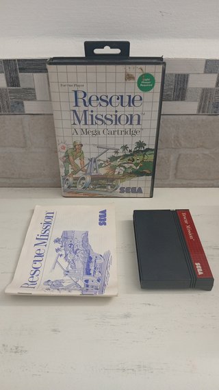 Rescue Mission Sega Master System CIB