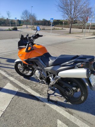 Kawasaki KLV 1000 2006 Naranja/negra