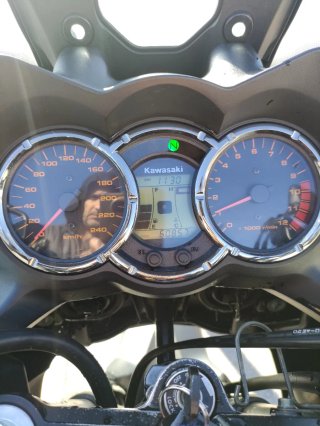 Kawasaki KLV 1000 2006 Naranja/negra