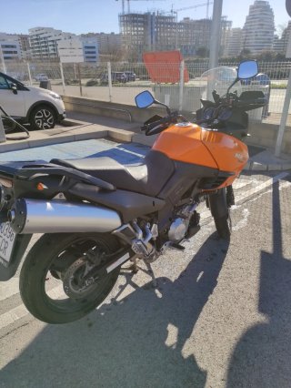 Kawasaki KLV 1000 2006 Naranja/negra