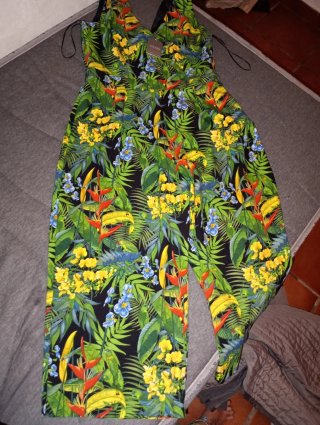 Mono tirantes estampado tropical Oasis