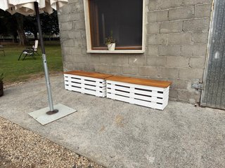 2 Bancos de Palets Madera