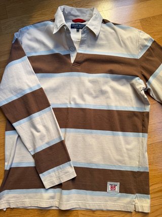 Polo Massimo Dutti manga larga