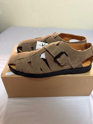 Sandalias Zara Piel Franciscanas Beige