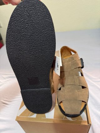 Sandalias Zara Piel Franciscanas Beige