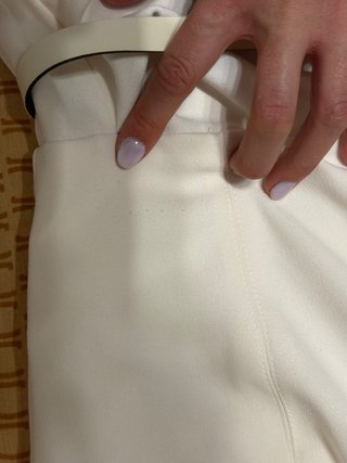 Vestito Imperial senza spalline bianco