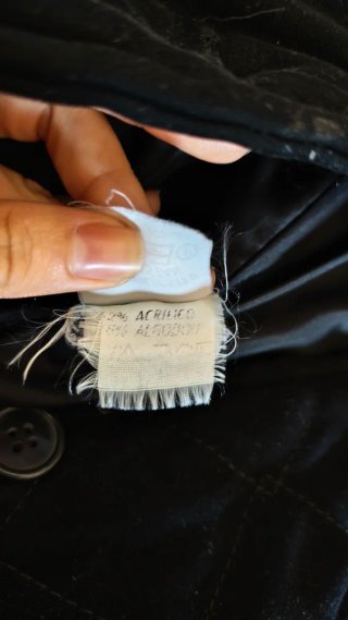 Abrigo Acolchado Negro Rombos Gragera Zarzo