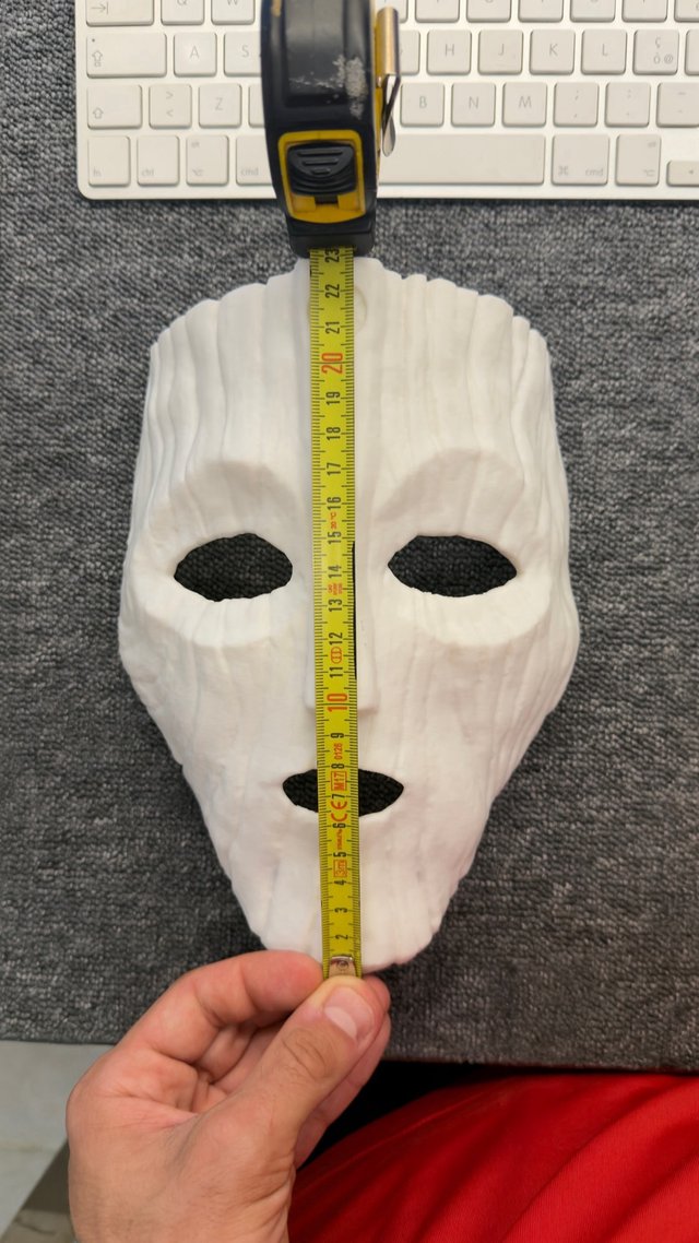 Maschera The Mask bianca