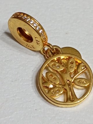 Pandora Charm Albero della Vita Oro Zirconi