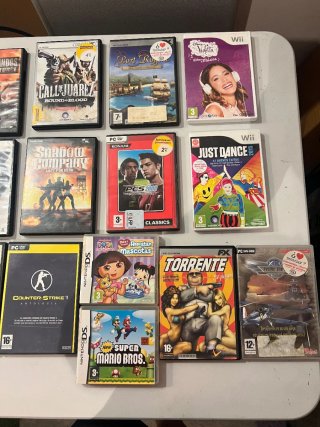 Lote Juegos PC, Wii, DS y Mandos