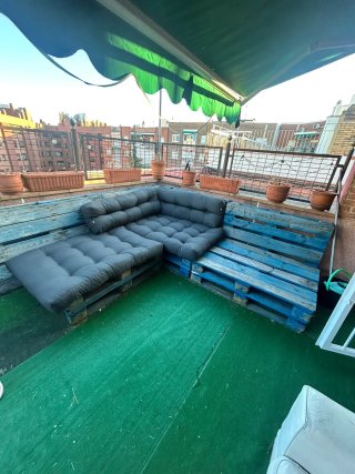 Sofá de Palets para Terraza