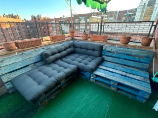Sofá de Palets para Terraza