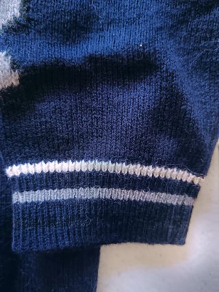 Jersey bebé 6 meses azul con ositos