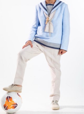 Traje Comunión Marinero Lino Talla 9