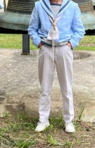 Traje Comunión Marinero Lino Talla 9