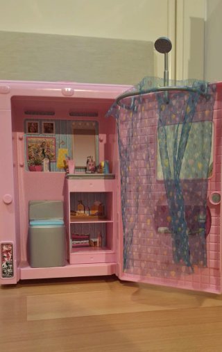 Autocaravana Camper Barbie Rosa