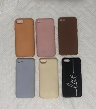 Fundas iPhone 8, 7, SE 2020 (6 Unidades)