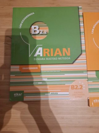 Pack libros Euskera B2 – Arian B2.1 + B2.2 +varios