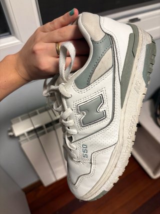 Sneakers New Balance 550 Verde/Bianco