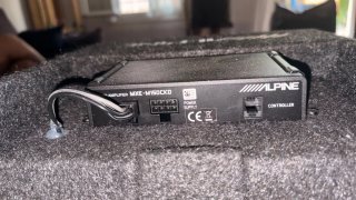 Alpine swe-815 subwoofer 8   ampli más mando