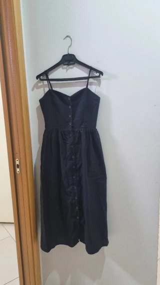 Vestito nero H&M con bottoni