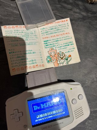 Dr. Mario Game Boy DMG-VUA con manual