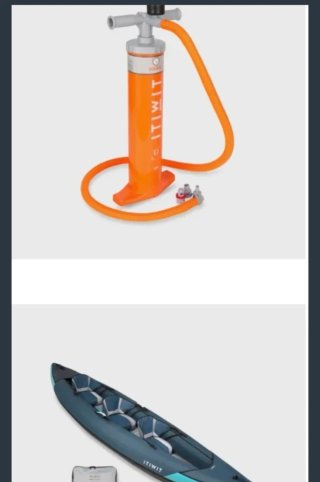 Kayak hinchable Itiwit 3 plazas