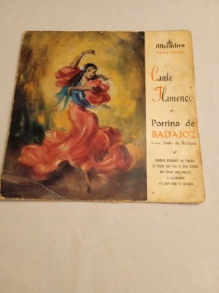 Disco Vinilo Flamenco Porrina de Badajoz