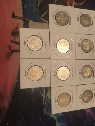 Monedas 2 euros conmemorativos Lituania