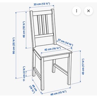 Mesa extensible de comedor y 6 sillas Ikea