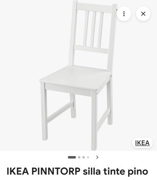 Mesa extensible de comedor y 6 sillas Ikea