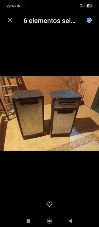 Muebles de resina para herramientas